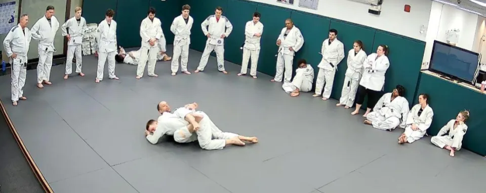 Adult program after - mats full of training students