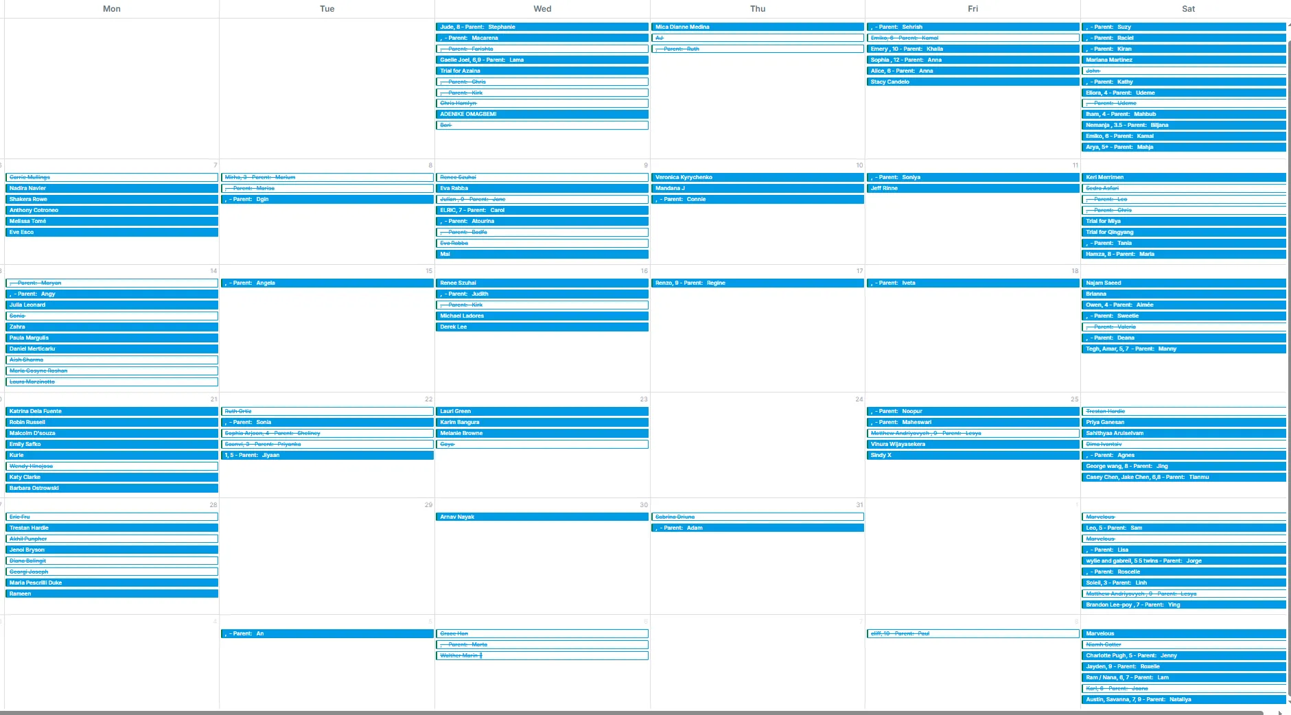 Port Credit Academy martial arts class