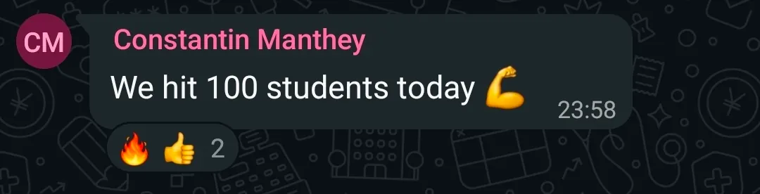 Students training at The Martial Club